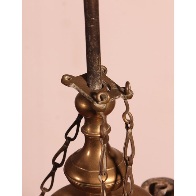 Goldenrod 18th Century Bronze Oil Lamp, Spain For Sale - Image 8 of 11