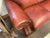 Late 20 Century, Soft Line Group, made in Italy. Substantial piece large scroll arms, fixed cushions.Large nail head...