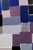Textile "Squares / Orange Blue Grey" Large Abstract Oil Painting by Simon Findlay For Sale - Image 7 of 13