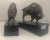 Mid 20th Century Mid 20th Century Bronze Bison Bookends- a Pair For Sale - Image 5 of 10