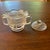 Glass Vintage Mini Crystal Creamer For Sale - Image 7 of 12