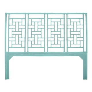 Ohana Headboard King - Turquoise For Sale