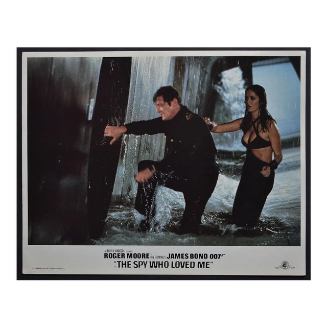 James Bond 007 the Spy Who Loved Me Original Lobby Card, UK, 1977 For Sale