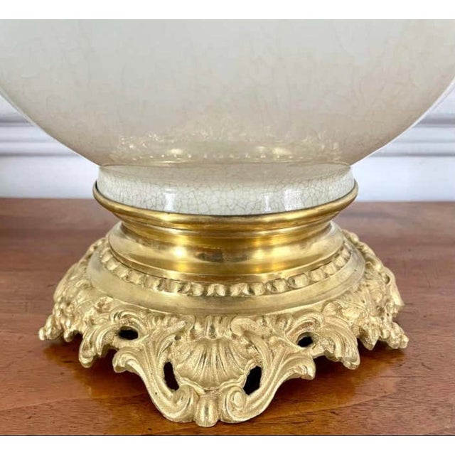 Lamp in Cracked Glazed Chinese Porcelain, 1800s For Sale - Image 6 of 15