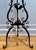 Continental Wrought Iron Tripod Plant Stand With Scrollwork and Foliage Circa 1880 For Sale - Image 9 of 17