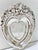 Wallace Silversmiths Vintage Ornate Silverplate Heart Trinket Dish – Wallace For Sale - Image 4 of 10