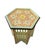 Hand-Painted Moroccan Hexagonal Side Table – "Zouaq" Style For Sale - Image 4 of 9