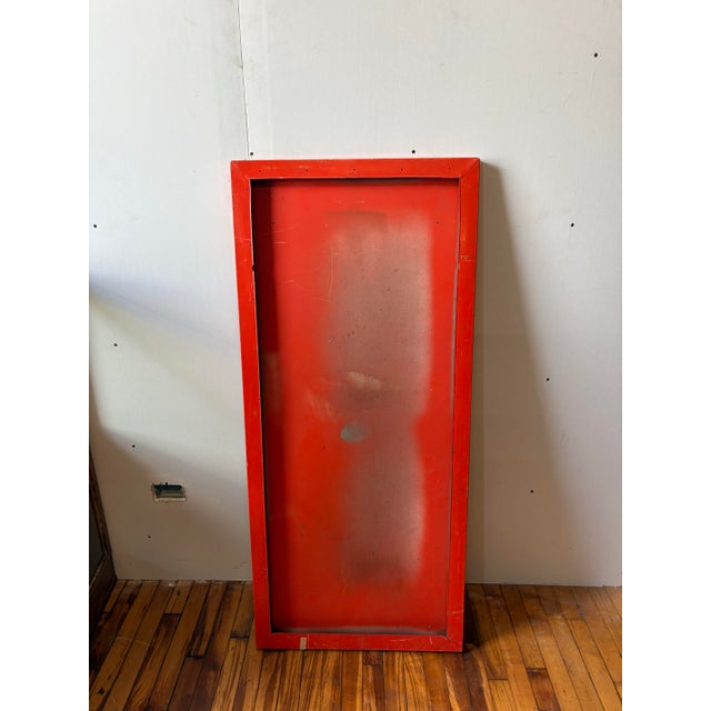Mid 20th Century Minimalist Graphic Matador Metal Panel For Sale - Image 11 of 11