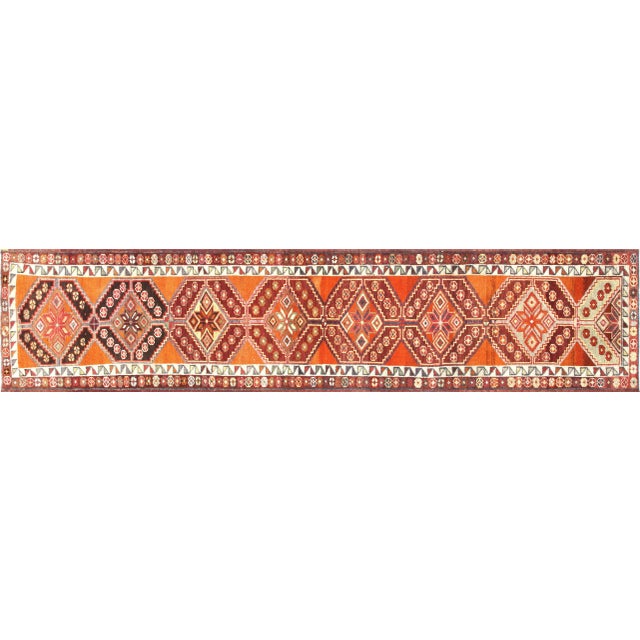 Textile 1960s Turkish Oushak Runner For Sale - Image 7 of 7