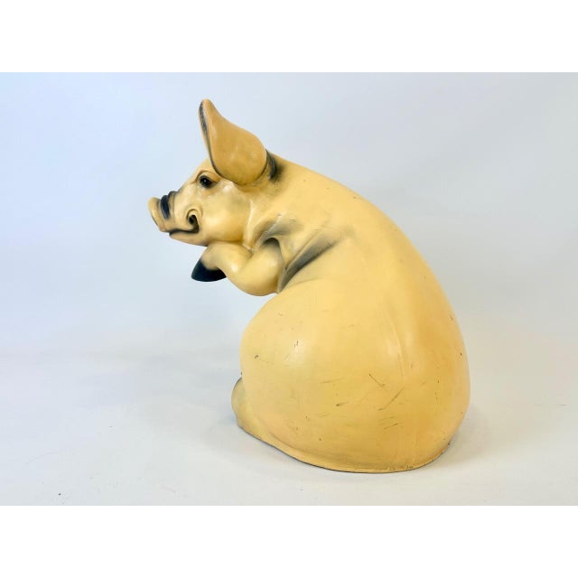 There is a visible miss of paint on the head.