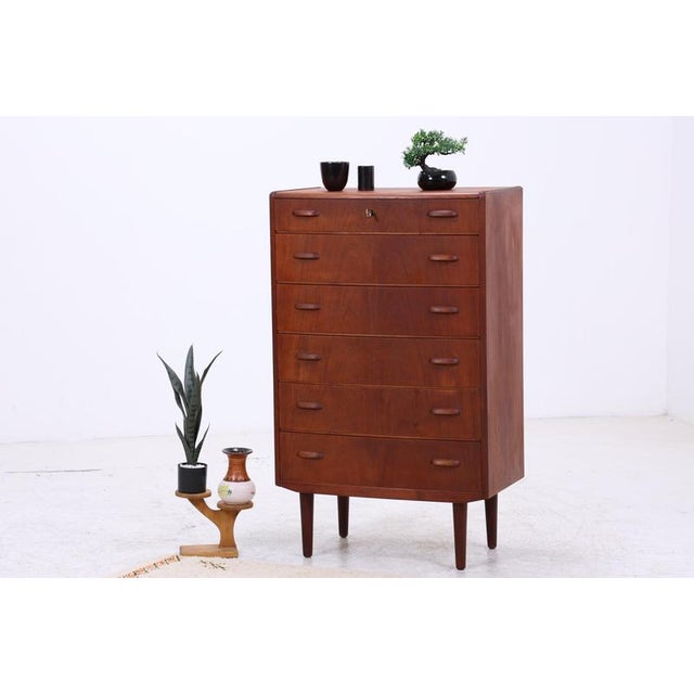 Mid-Century Teak Chest of 6 Drawers For Sale - Image 13 of 13
