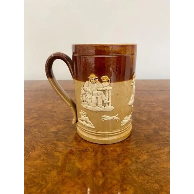Antique Doulton Lambeth Mug, 1880 For Sale - Image 3 of 5