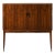 Bar Cabinet with Tambour Doors in Rosewood and Brass attributed to Kurt Østervig, 1960s For Sale