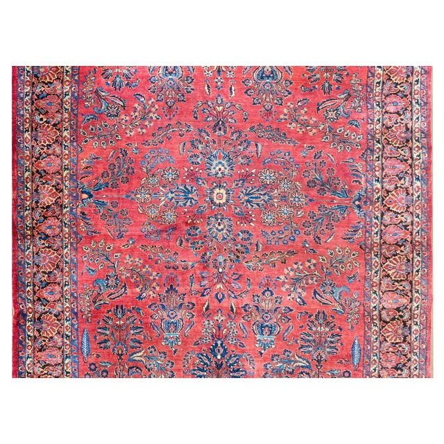 Early 20th Century Persian Sarouk Rug For Sale - Image 10 of 15