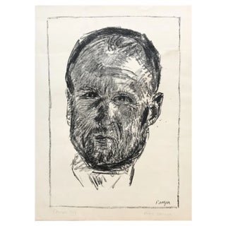 Hans Berger, Portrait d'homme, 1929, Pastel on Paper For Sale
