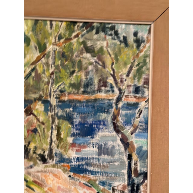 Landscape Nature, 1950s, Oil Painting on Canvas, Framed For Sale - Image 17 of 18