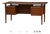 1960s Refinished Danish Modern Teak Floating Desk by Peter Lovig Nielsen For Sale