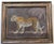 Realism Leopard Style of Skilling British Colonial Traditional Realism Goldenrod Antique White Gray Original Oil Painting Cleo Plowden For Sale - Image 3 of 5