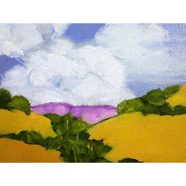 Contemporary Ojai Hills Lynne French 8x8 California Landscape For Sale - Image 3 of 4