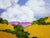 Contemporary Ojai Hills Lynne French 8x8 California Landscape For Sale - Image 3 of 4