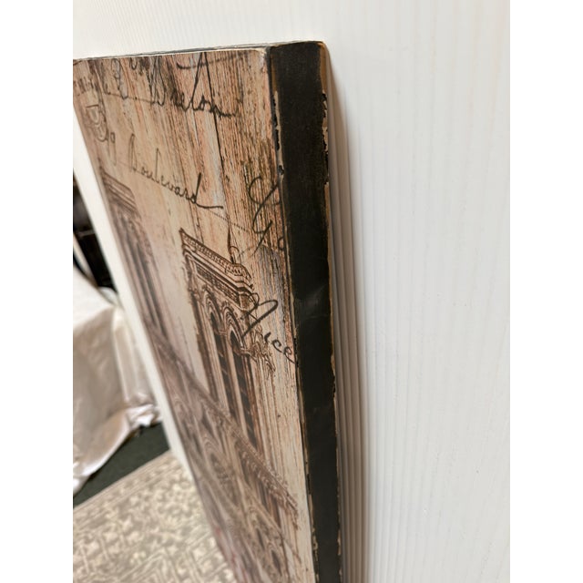 Castellammare Home Accents Notre Dame Wood Panel For Sale - Image 10 of 12