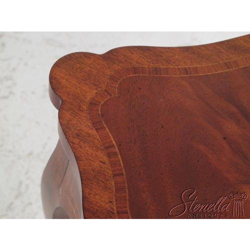 1990s Maitland Smith #3630-062 French Style 1 Drawer Mahogany Nightstand For Sale - Image 5 of 9