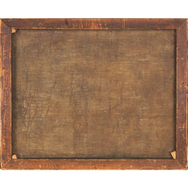 Textile Turn of 20th Century American Impressionist Chicago Landscape -- Frost Bound by Henning Ryden For Sale - Image 7 of 7