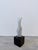 Fatima Fontes Abstract Carrara Marble Sculpture on Granite Base, Brazil 1990s For Sale - Image 6 of 13