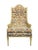 Statesville Chair Co. Italian Provincial Tufted Upholstered Accent Arm Chair For Sale - Image 12 of 12
