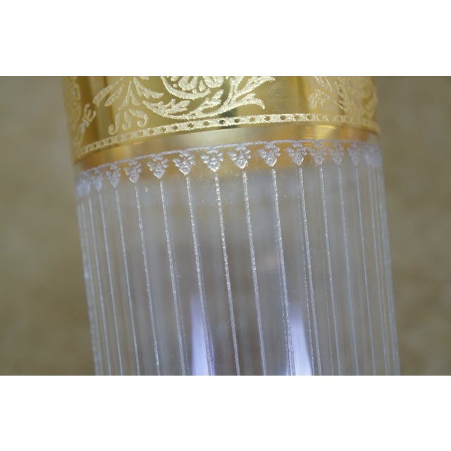 1960s Mid Century Modern Culver Tyrol 22k Gold Acid Etched Highball Glasses - 8 pcs For Sale - Image 12 of 12