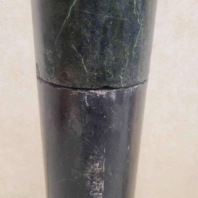 Green Marble Columns, 1800s, Set of 2 For Sale - Image 5 of 18