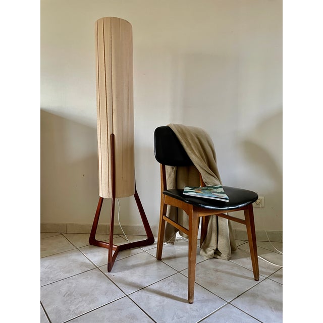 1960s Teak Tripod Floor Lamp by Peter Hvidt and Olga Molgaard-Nielsen, 1960 For Sale - Image 5 of 13