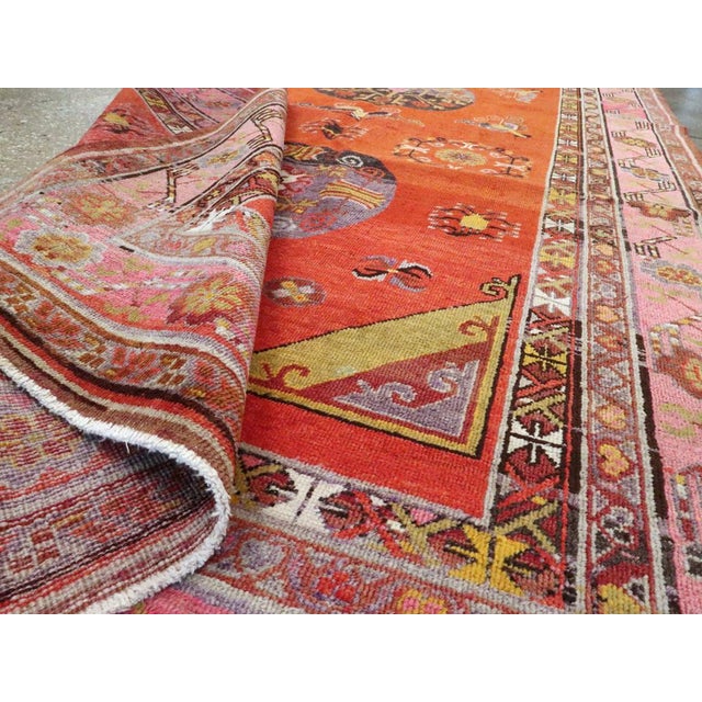 Galerie Shabab Collection Early 20th Century East Turkestan Khotan Rug For Sale - Image 9 of 9