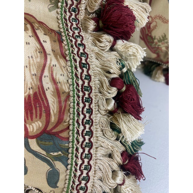 This is a classic English cotton print by the English fabric company Tully and Marr. This classic botanical print has...