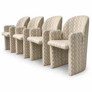 Directional Sculptural Club Chairs - Set of 4