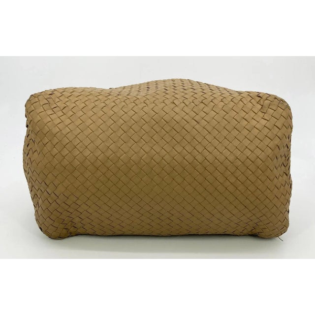 Bottega Veneta Tan Intrecciato Woven Nappa Leather Large Cesta Tote For Sale - Image 12 of 12