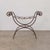Black 1920s French Iron Curule Stool For Sale - Image 8 of 11