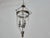 English Midcentury Nickel Bell Lantern With Glass Dome and Three Lights For Sale - Image 4 of 16