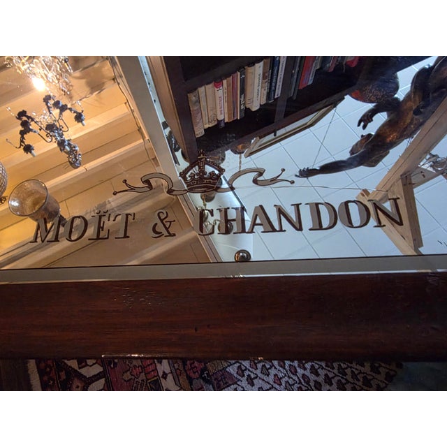 American Moet Chandon Champagne Mirror For Sale - Image 3 of 8