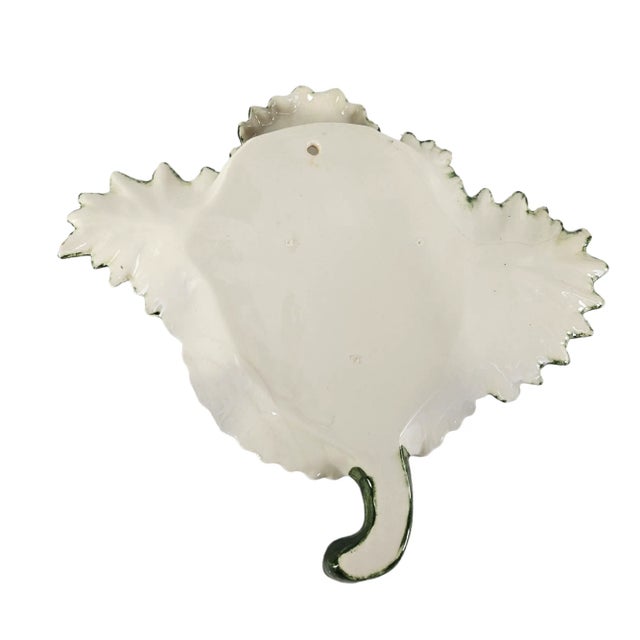 Sunflower Green Yellow Ceramic Wall Pocket For Sale In San Francisco - Image 6 of 6