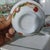 Traditional Vintage Cloisonné Enamel Porcelain Lidded Teacup & Saucer – Floral & Butterfly Motif For Sale - Image 3 of 6