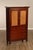 High Quality French Cherry Armoire By Grange Featuring Double Cane Panel Doors Opening To A TV, Media Or Storage Interior...