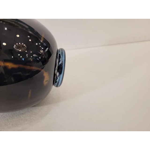 Vintage Italian Blown Glass Vase, 1970s For Sale - Image 9 of 10