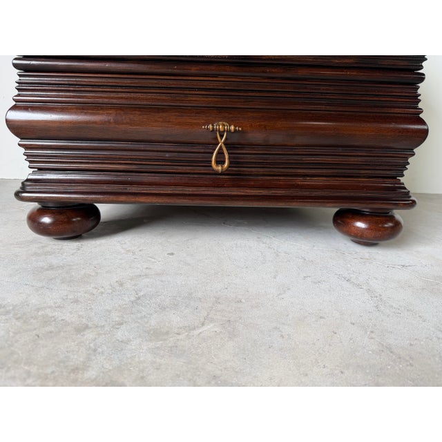 Wood Tommy Bahama Royal Kahala Black Sands Mahogany Nightstand For Sale - Image 7 of 12