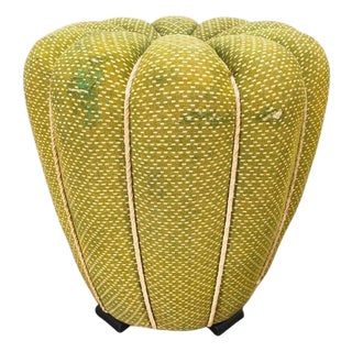 Art Deco Stool attributed to Jindrich Halabala, Former Czechoslovakia, 1930s For Sale