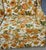 Orange Vintage 1970s Orange / Yellow Floral Textured Skirted Sofa Couch For Sale - Image 8 of 11