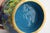Blue VTG Chinese Cloisonne Vase Cobalt Blue Bird Peony Floral Chinoiserie, 10.25” T For Sale - Image 8 of 10