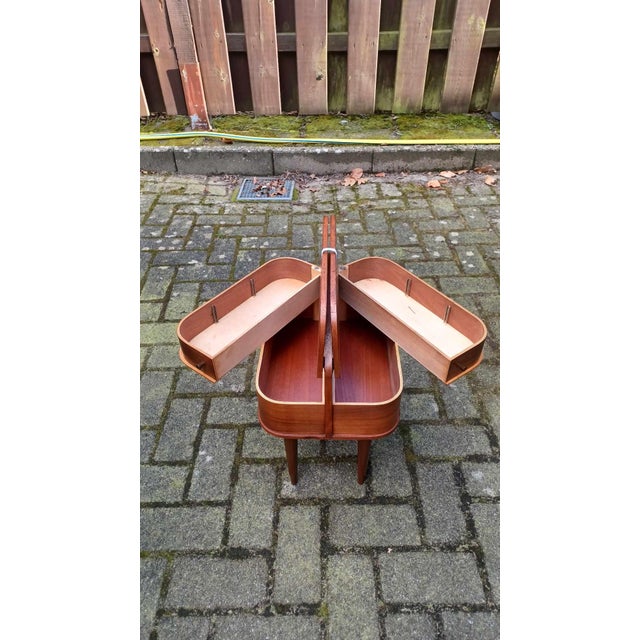 Danish Sewing Box in Teak, 1960s For Sale - Image 12 of 18