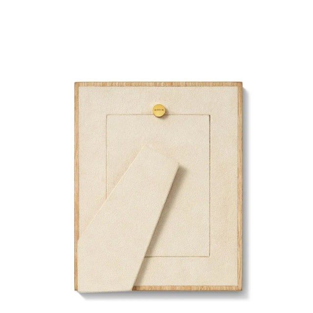 Inspired by Art Deco-style wood marquetry, the Marcello frame is crafted in light European oak with an oiled finish,...