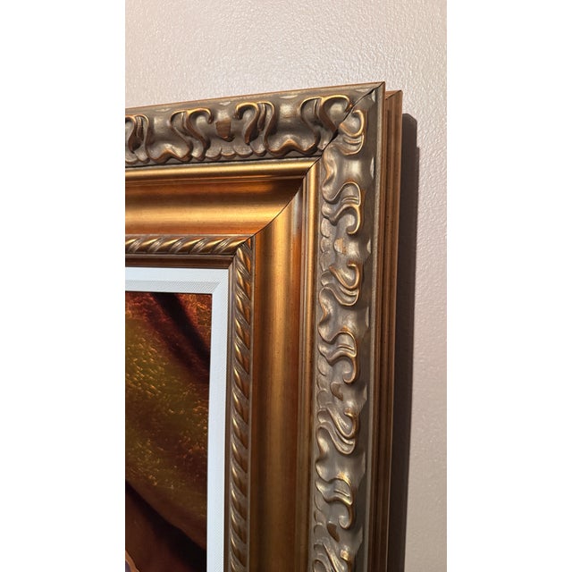 Gold Contemporaray Mixed Media Original Artwork on Aluminum by Patrick Guyton For Sale - Image 8 of 9